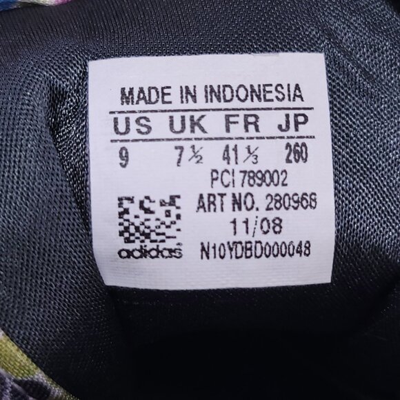 Adidas Stan Smith Mid W BH Gray Multicolor Polka Dot Sneakers Sz 9 Art 280968 - Picture 16 of 16